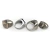Image 2 : 4-MEN'S RINGS: SOME WITH BLACK ONYX AND