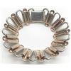 Image 2 : UNIQUE STERLING PANEL BRACELET MARKED!