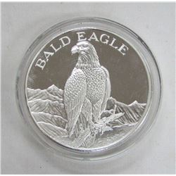 TWO TROY OUNCES .999 FINE SILVER - BALD EAGLE