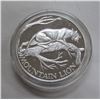 Image 1 : TWO TROY OUNCES .999 FINE SILVER - MOUNTAIN LION
