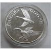 Image 1 : TWO TROY OUNCES .999 FINE SILVER - CANADA GOOSE