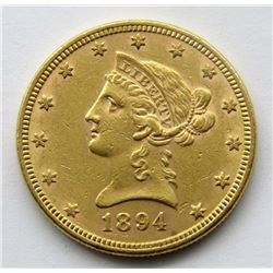 1894-P Ten Dollar $10 Liberty Eagle