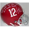 Image 1 : AJ McCarron Signed Alabama Full-Size Authentic Pro-Line Helmet with (4) Career Stats Inscriptions (R
