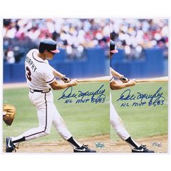 Lot of (2) Dale Murphy Signed Braves 16x20 Photos Inscribed "NL MVP 82, 83" (Radtke COA)