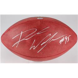 Derek Wolfe Signed  The Duke  Official NFL Game Ball (Radtke Hologram)