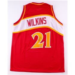 Dominique Wilkins Signed Hawks Jersey (TriStar Hologram)