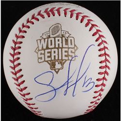 Salvador Perez Signed 2015 World Series Baseball (MLB Hologram)