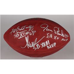 Marcus Allen, Fred Biletnikoff,  Jim Plunkett Signed Official NFL Game Ball with (3) MVP Inscription
