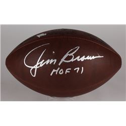 Jim Brown Signed "The Duke" Official NFL Game Ball Inscribed "HOF 71" (Fanatics Hologram)