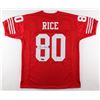Image 1 : Jerry Rice Signed 49ers Jersey (Rice Hologram)