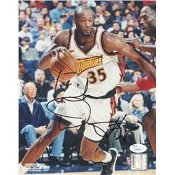 Erick Dampier Signed Warriors 8x10 Photo (JSA COA)
