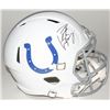 Image 1 : Peyton Manning Signed Colts Full-Size Speed Helmet (Fanatics Hologram)