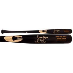 Aaron Judge Signed Chandler Player Model AJ99.2 Maple Baseball Bat Inscribed "All Rise!"  "Judgement