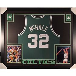 Kevin McHale Signed Celtics 35x43 Custom Framed Jersey (JSA COA)