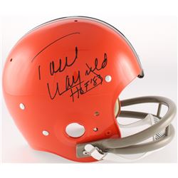 Paul Warfield Signed Browns Throwback TK Suspension Full-Size Helmet Inscribed "HOF 83" (Radtke COA)