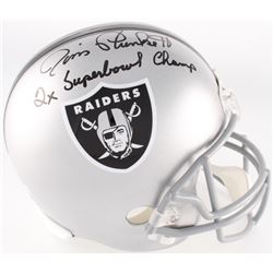 Jim Plunkett Signed Raiders Full-Size Helmet Inscribed "2X Super Bowl Champs" (Radtke COA)