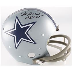 Roger Staubach Signed Cowboys Full-Size TK Suspention Helmet Inscribed "SB VI MVP" (JSA COA)