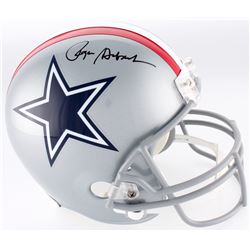 Roger Staubach Signed Cowboys Throwback Full-Size Helmet (JSA COA)