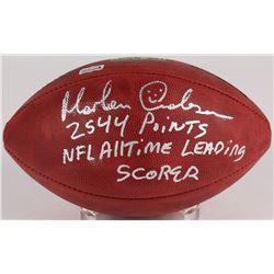 Morten Anderson Signed "The Duke" Official NFL Game Ball Inscribed "2544 Points"  "NFL All Time Lead