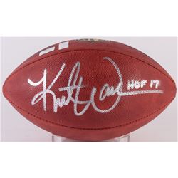 Kurt Warner Signed Official NFL Football Inscribed "HOF 17" (Kurt Warner Hologram  Radtke COA)