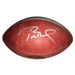 Tom Brady Signed Super Bowl 51 Silver Limited Edition "The Duke" Patriots Logo NFL Official Game Bal