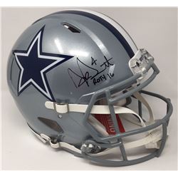Dak Prescott Signed Cowboys Limited Edition Full-Size Authentic On-Field Helmet Inscribed "ROTY 16" 