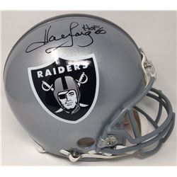 Howie Long Signed Raiders Limited Edition Full-Size Authentic On-Field Helmet Inscribed "HOF 00" (St