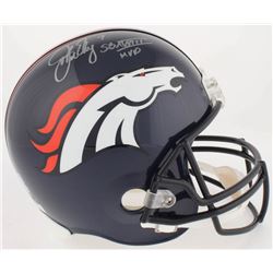 John Elway Signed Broncos Full-Size Helmet Inscribed "SB XXXIII MVP" (Elway Hologram  Radtke COA)
