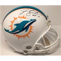 Jason Taylor Signed Dolphins Limited Edition Full-Size Authentic On-Field Helmet Inscribed "HOF 17" 