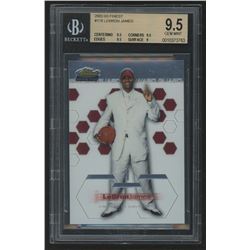 2002-03 Finest #178 LeBron James RC (BGS 9.5)