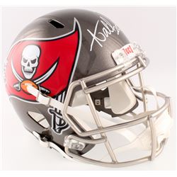 Aquib Talib Signed Buccaneers Full-Size Speed Helmet (Radtke COA)