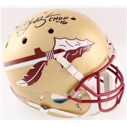 Derrick Brooks Signed Florida Sate Seminoles Full-Size Helmet Inscribed "CHOF 2016" (Radtke COA)