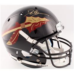 Deion Sanders Signed Florida State Seminoles Full-Size Alternate Helmet Inscribed "CHOF 16" (Radtke 