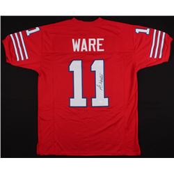Andre Ware Signed Houston Cougars Jersey (JSA COA)