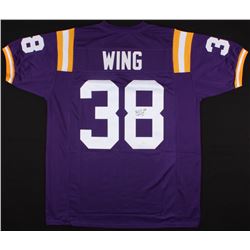 Brad Wing Signed LSU Tigers Jersey (JSA COA)