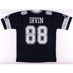 Michael "Playmaker" Irvin Signed Cowboys Jersey (Radtke COA)