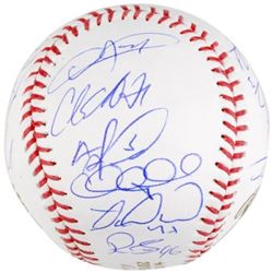Chicago Cubs 2016 World Series Baseball Team-Signed By (20) With Kris Bryant, Anthony Rizzo, Javier 