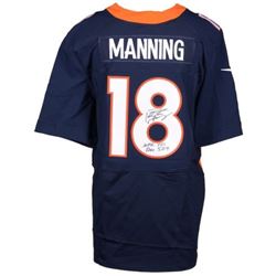 Peyton Manning Signed Broncos Nike Jersey Inscribed "NFL TD Rec 509" (Fanatics Hologram)