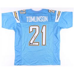 LaDainian Tomlinson Signed Chargers Jersey Inscribed "HOF 17" (Radtke COA  Tomlinson Hologram)