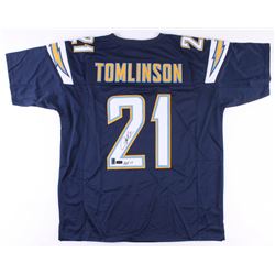 LaDainian Tomlinson Signed Chargers Jersey Inscribed "HOF 17" (Radtke COA  Tomlinson Hologram)