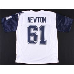 Nate Newton Signed Cowboys Jersey Inscribed "SB XXVII, XXVIII, XXX Champs" (JSA  Radtke COA)