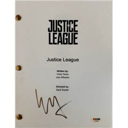 Ezra Miller Signed "Justice League" Full Movie Script (PSA COA)