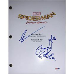Tom Holland, Laura Harrier  Jacob Batalon "Spider-Man: Homecoming" Full Movie Script (PSA LOA)