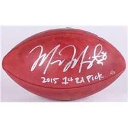 Marcus Mariota Signed LE Official NFL Game Ball Inscribed "2015 1st Round Pick" (Steiner COA)