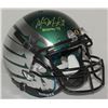 Image 1 : Marcus Mariota Signed Oregon Ducks Limited Edition Full-Size Authentic On-Field Helmet Inscribed "He