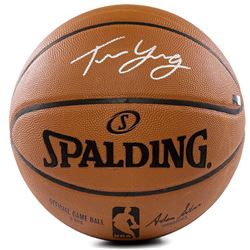 Trae Young Signed Limited Edition Official NBA Game Ball (Panini COA)