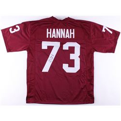 John Hannah Signed Alabama Crimson Tide Jersey Inscribed "CHOF 99" (JSA COA)