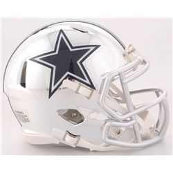 Ezekiel Elliott Signed Cowboys Chrome Speed Mini-Helmet (Beckett COA  Radtke COA)