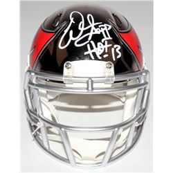 Warren Sapp Signed Buccaneers Mini Chrome Speed Helmet Inscribed "HOF 13" (JSA COA)