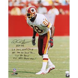 Darrell Green Signed Redskins 16x20 Photo with Multiple Inscriptions (JSA COA)